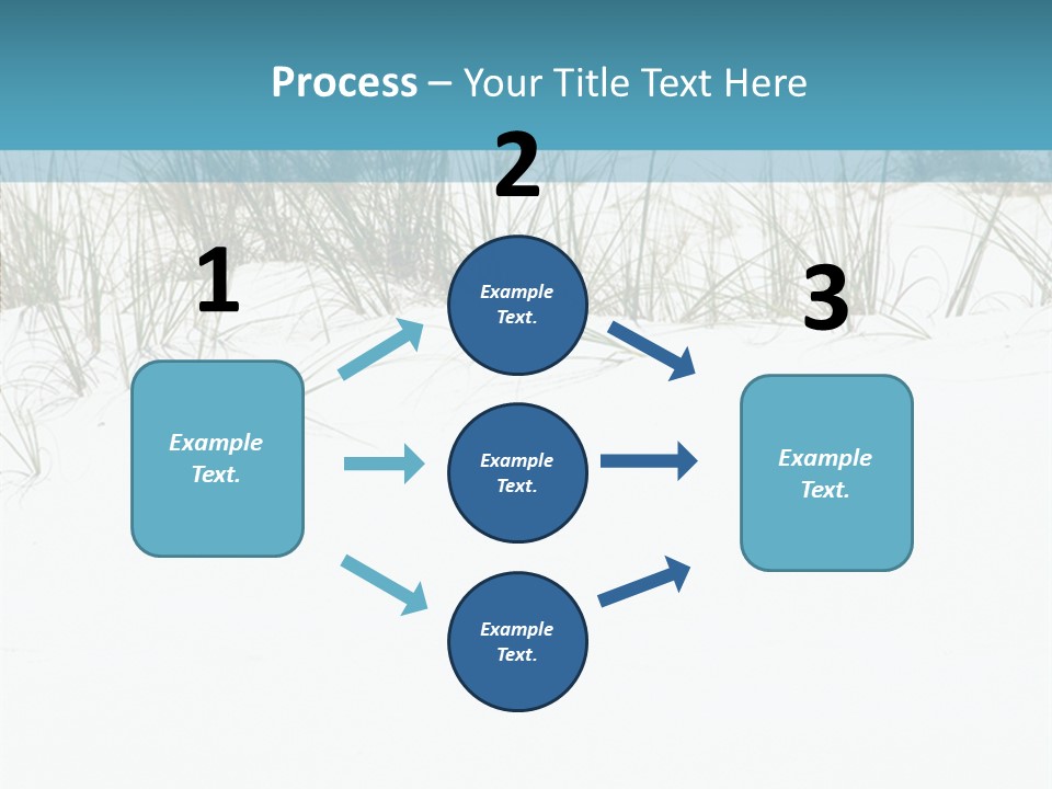 Vacation Blue Nature PowerPoint Template
