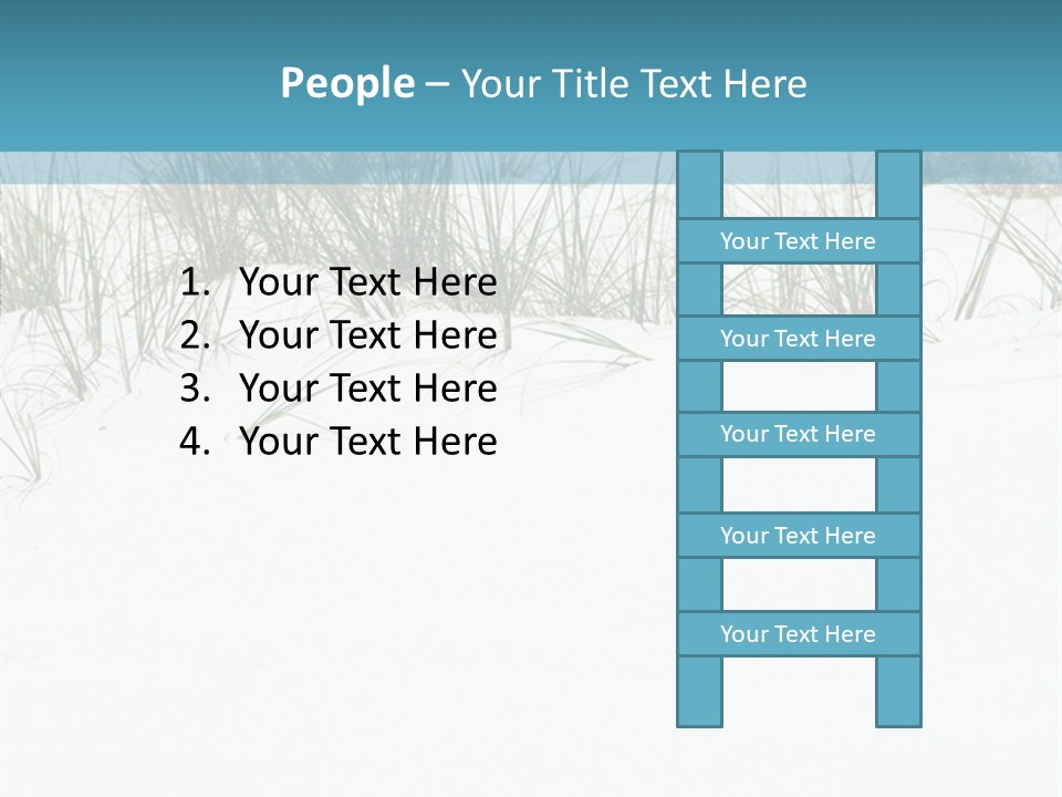 Vacation Blue Nature PowerPoint Template