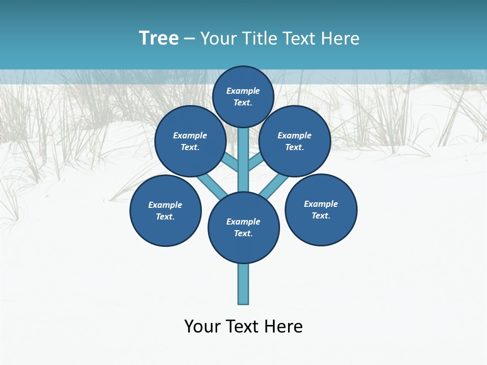 Vacation Blue Nature PowerPoint Template