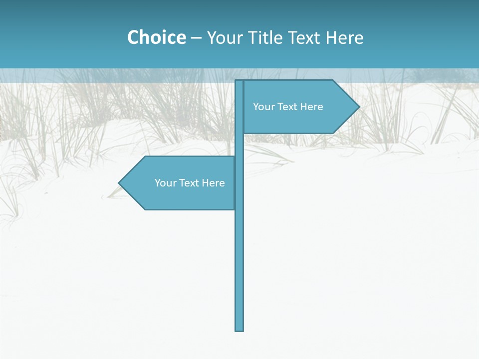 Vacation Blue Nature PowerPoint Template