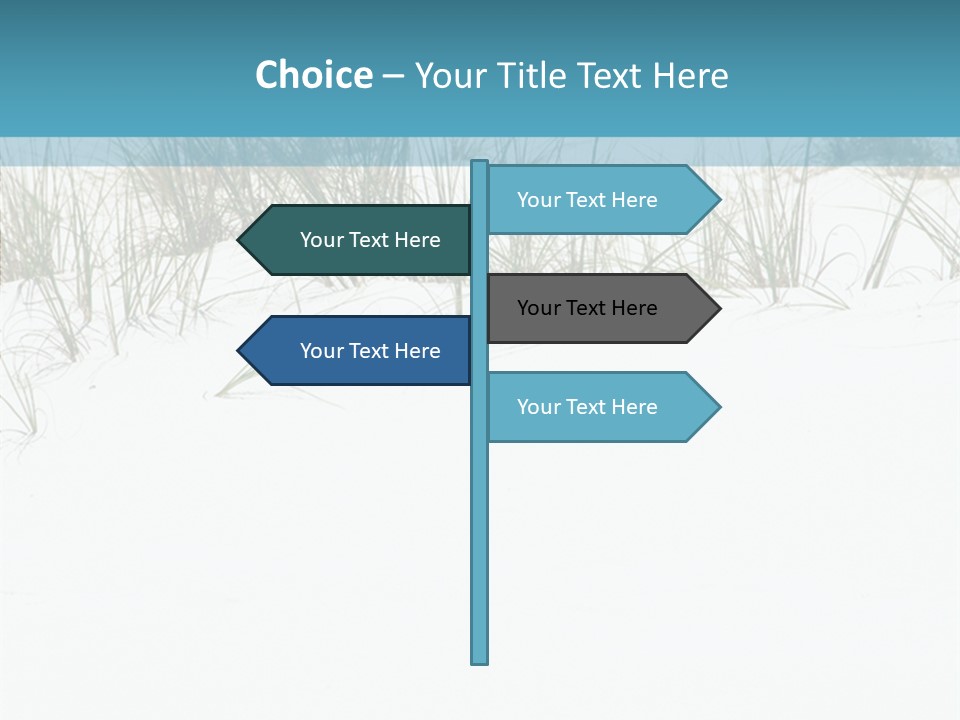 Vacation Blue Nature PowerPoint Template