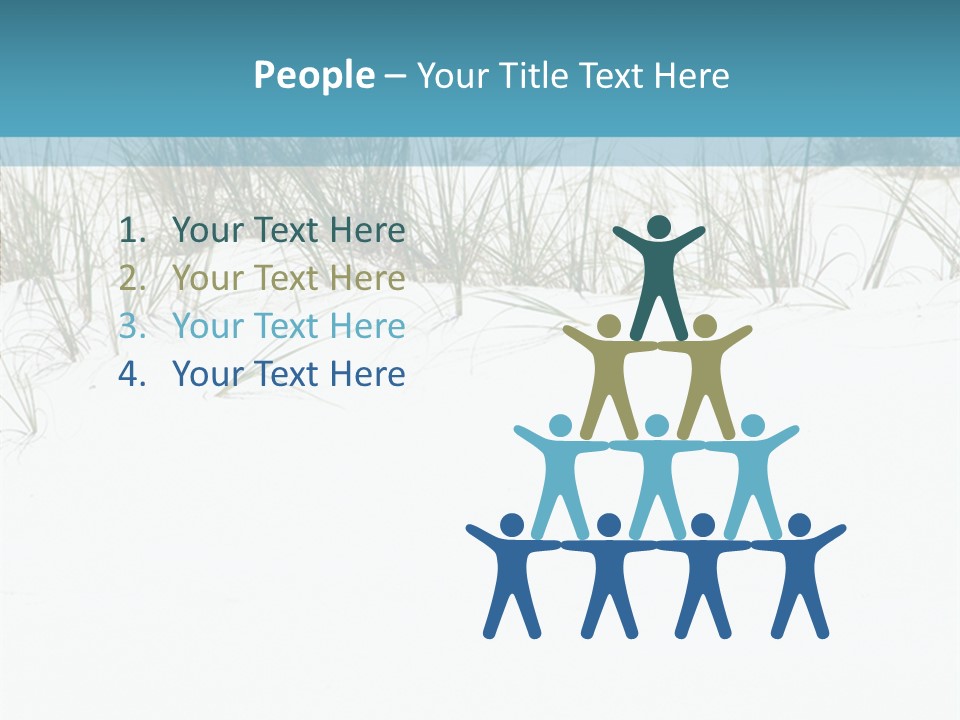 Vacation Blue Nature PowerPoint Template