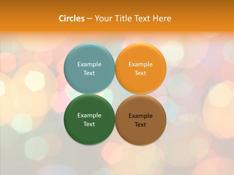 Illuminated Shine Light PowerPoint Template