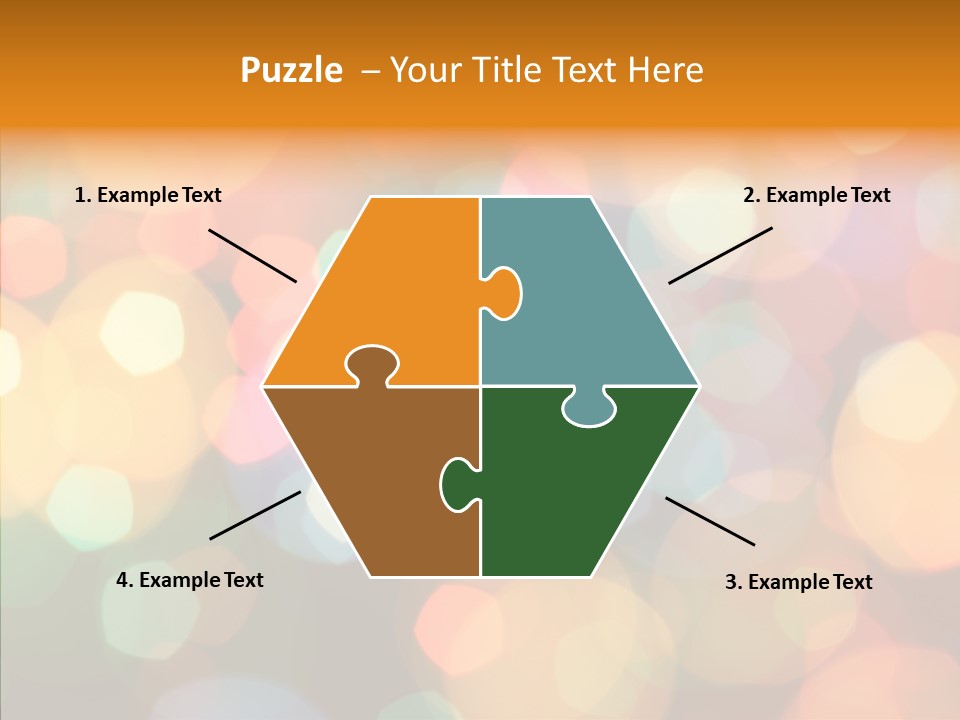 Illuminated Shine Light PowerPoint Template