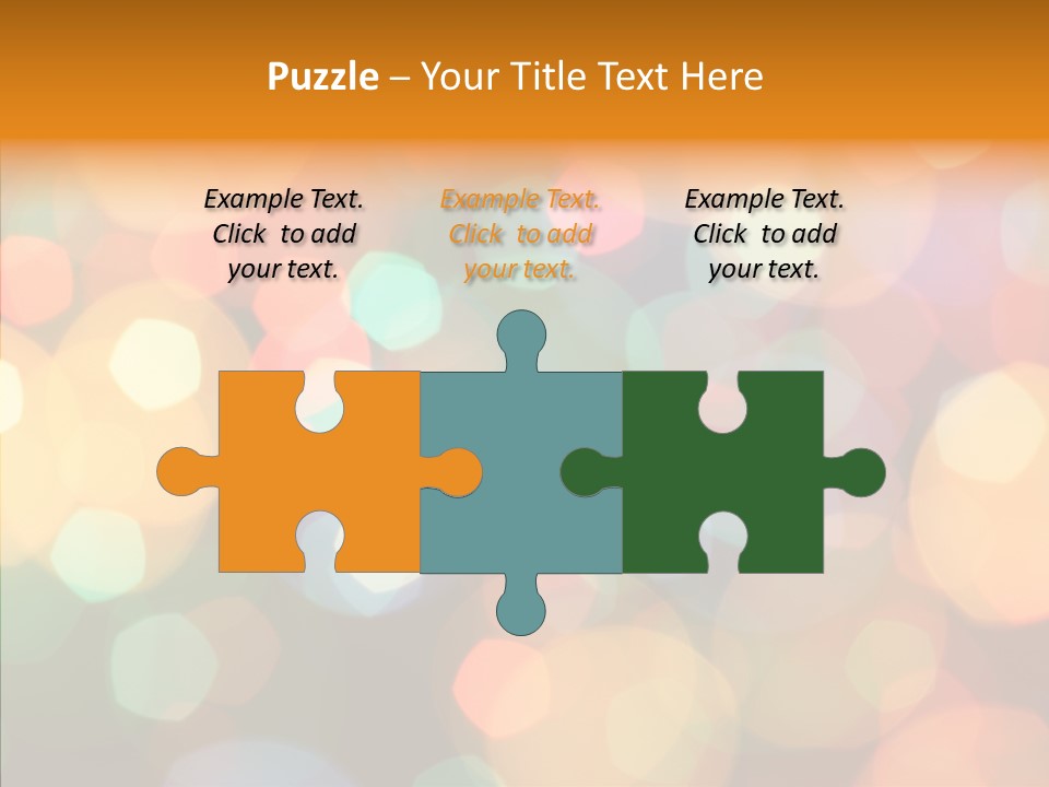 Illuminated Shine Light PowerPoint Template