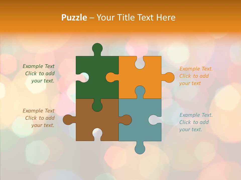 Illuminated Shine Light PowerPoint Template