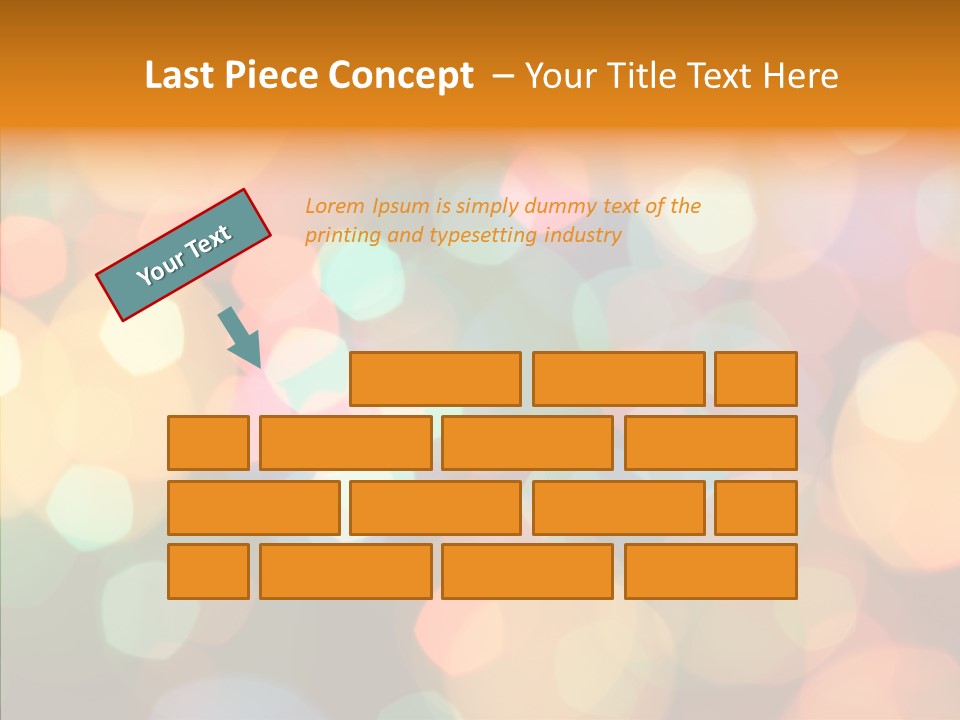 Illuminated Shine Light PowerPoint Template