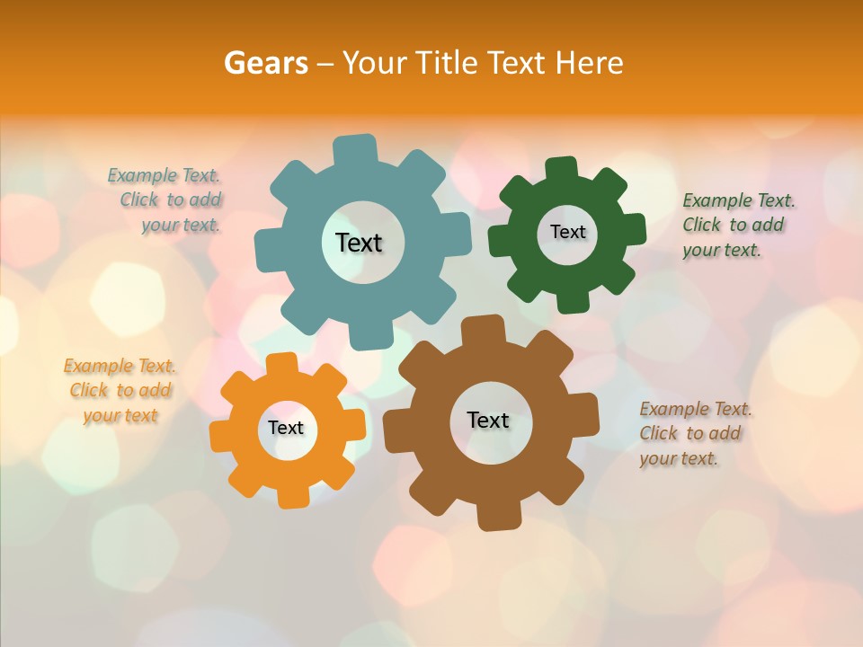 Illuminated Shine Light PowerPoint Template