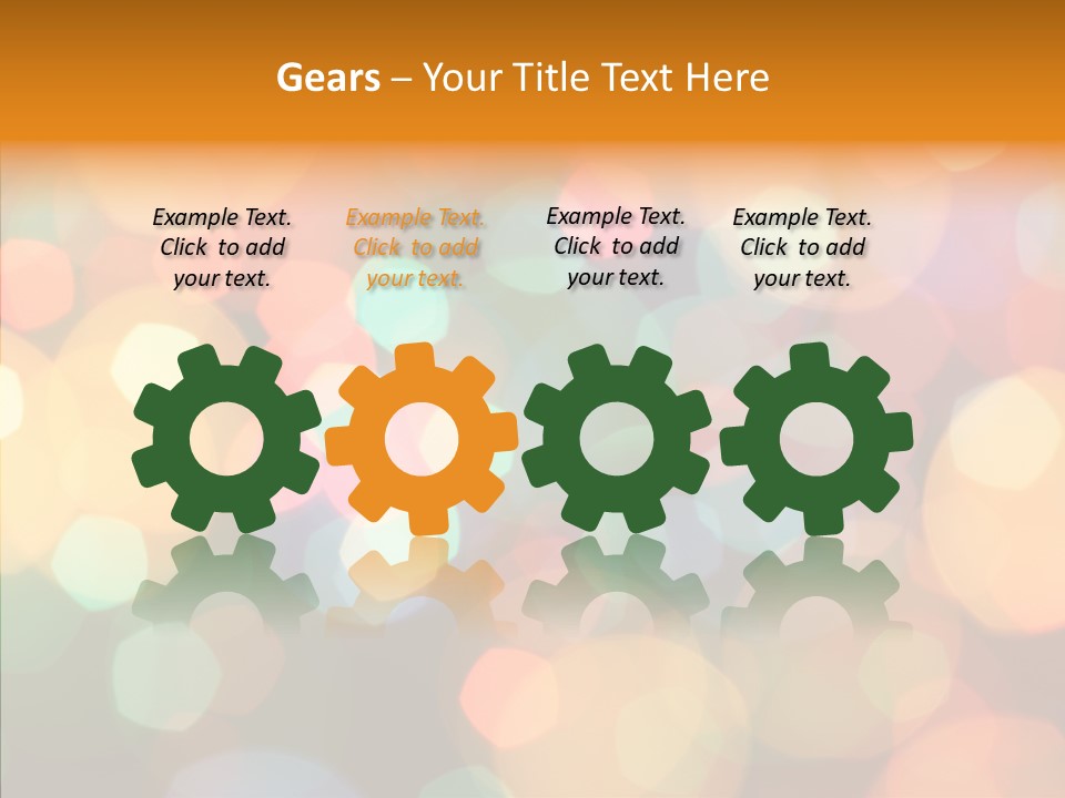 Illuminated Shine Light PowerPoint Template