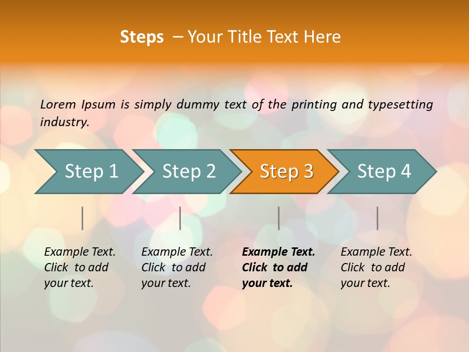 Illuminated Shine Light PowerPoint Template