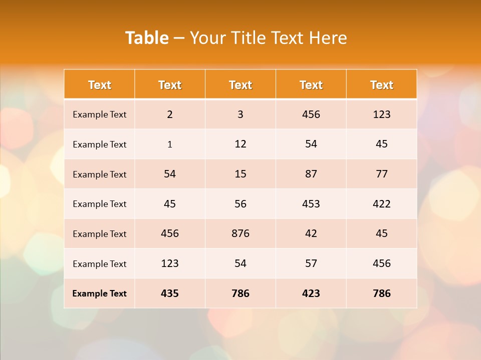 Illuminated Shine Light PowerPoint Template