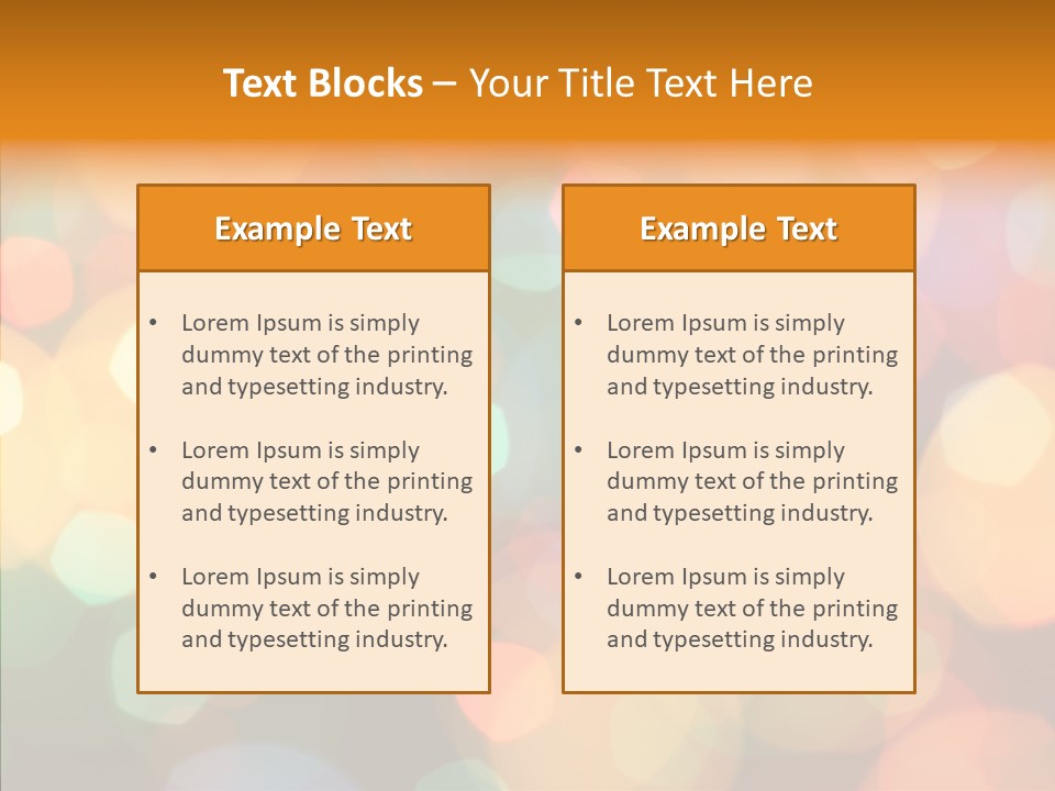 Illuminated Shine Light PowerPoint Template