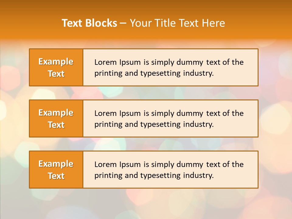 Illuminated Shine Light PowerPoint Template