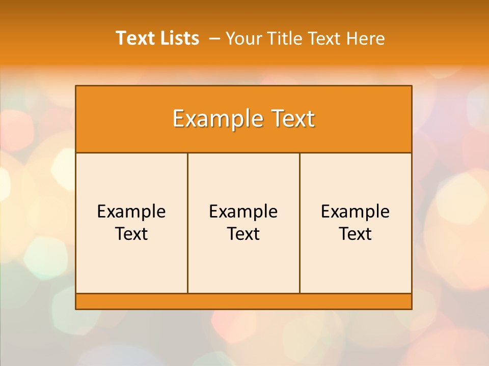 Illuminated Shine Light PowerPoint Template