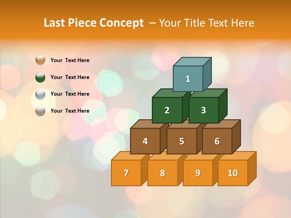 Illuminated Shine Light PowerPoint Template