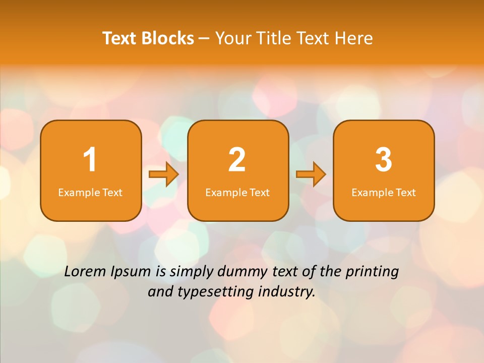 Illuminated Shine Light PowerPoint Template