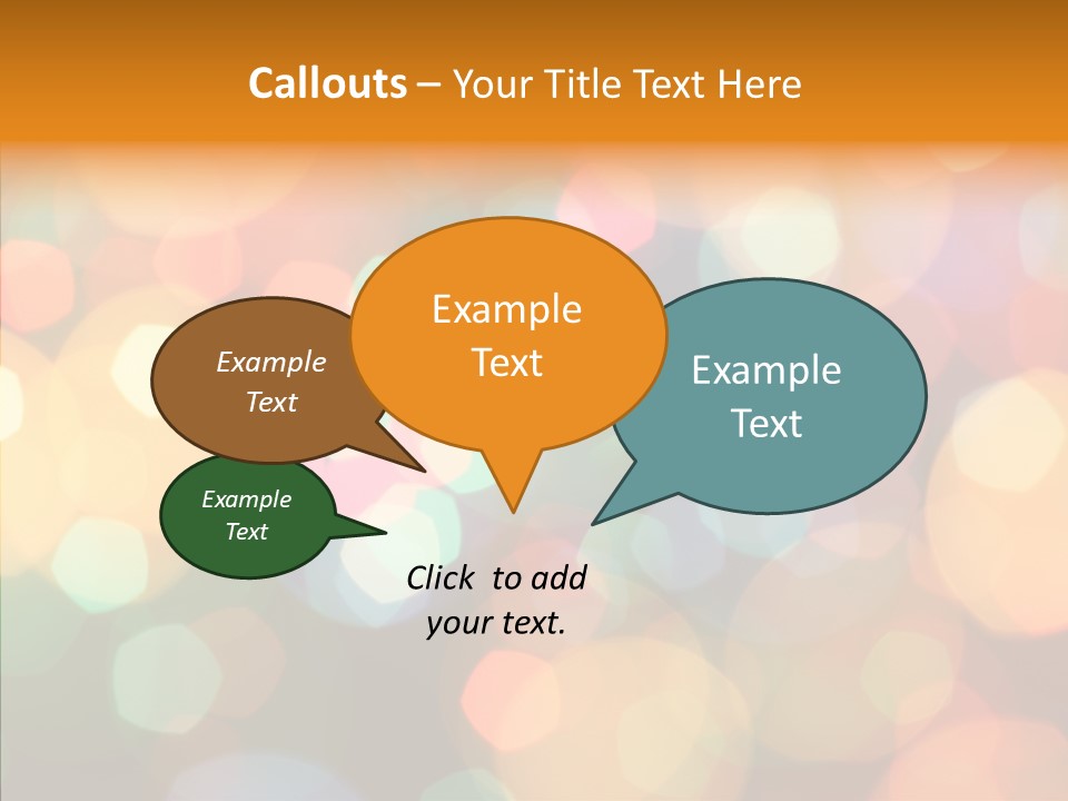 Illuminated Shine Light PowerPoint Template