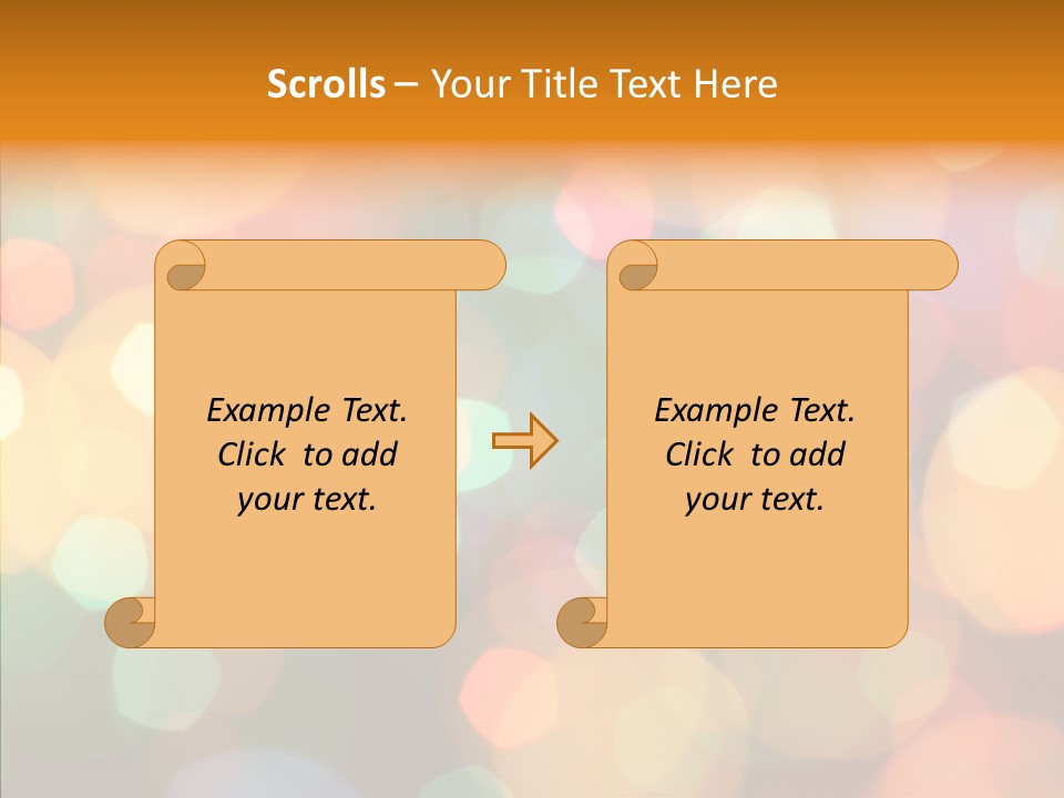 Illuminated Shine Light PowerPoint Template