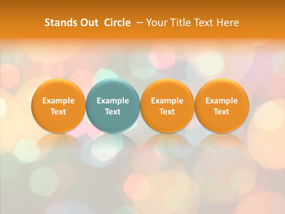 Illuminated Shine Light PowerPoint Template