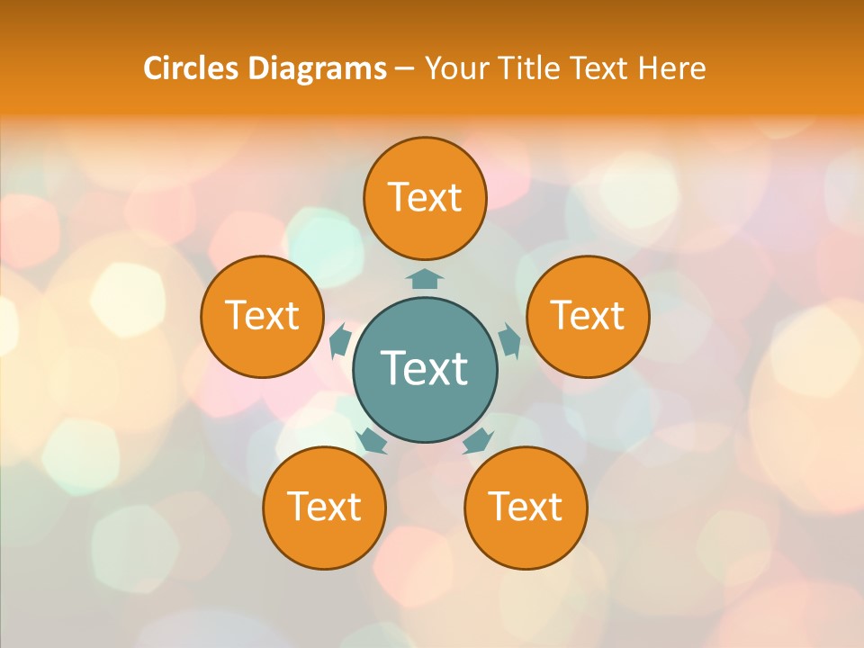 Illuminated Shine Light PowerPoint Template