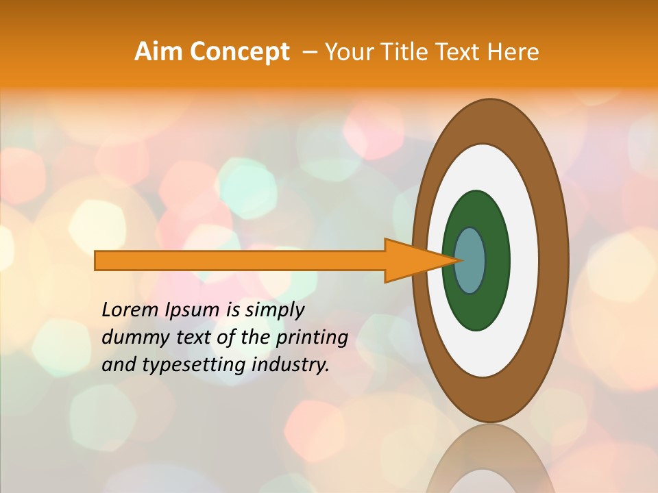 Illuminated Shine Light PowerPoint Template