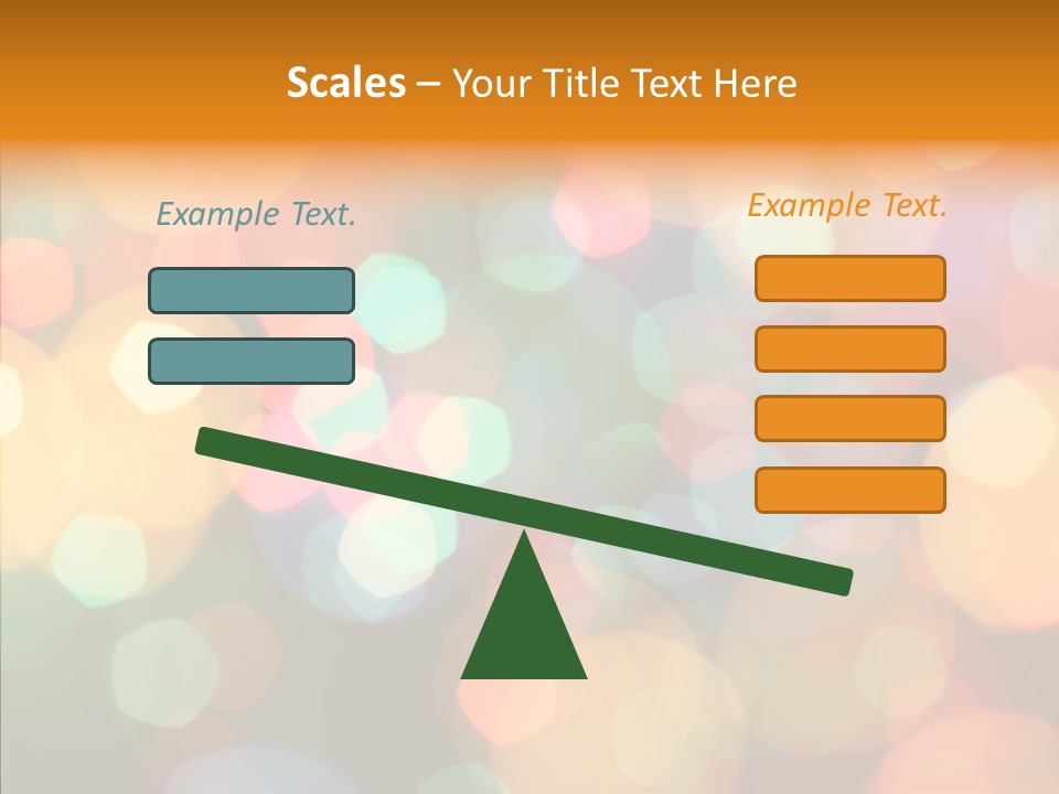 Illuminated Shine Light PowerPoint Template