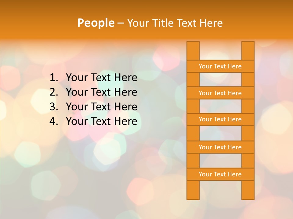 Illuminated Shine Light PowerPoint Template