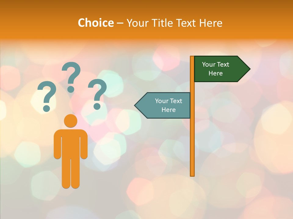 Illuminated Shine Light PowerPoint Template