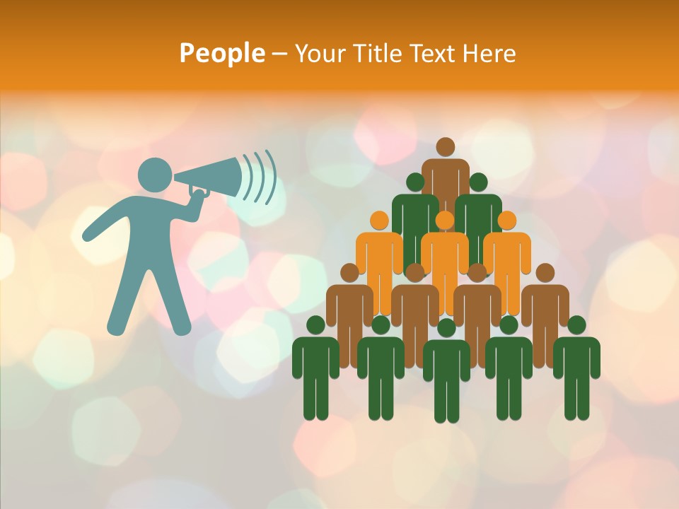 Illuminated Shine Light PowerPoint Template