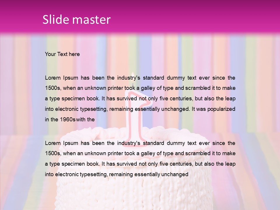 Place Enjoy Colorful PowerPoint Template