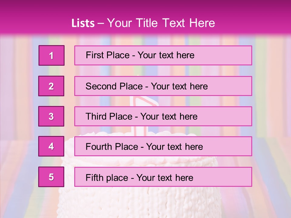 Place Enjoy Colorful PowerPoint Template