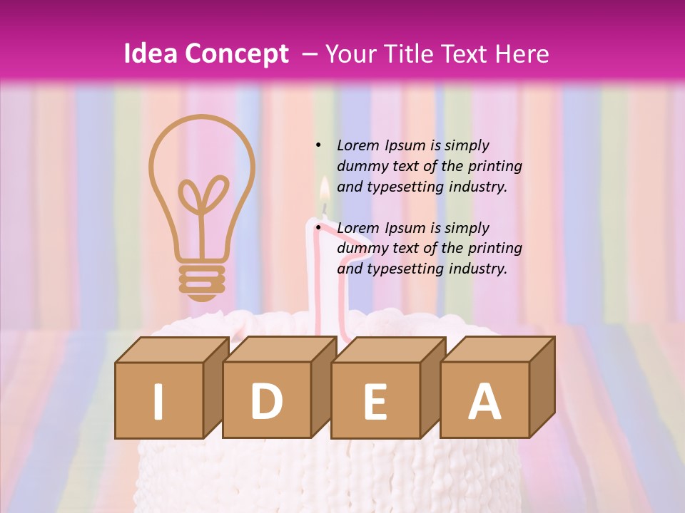 Place Enjoy Colorful PowerPoint Template