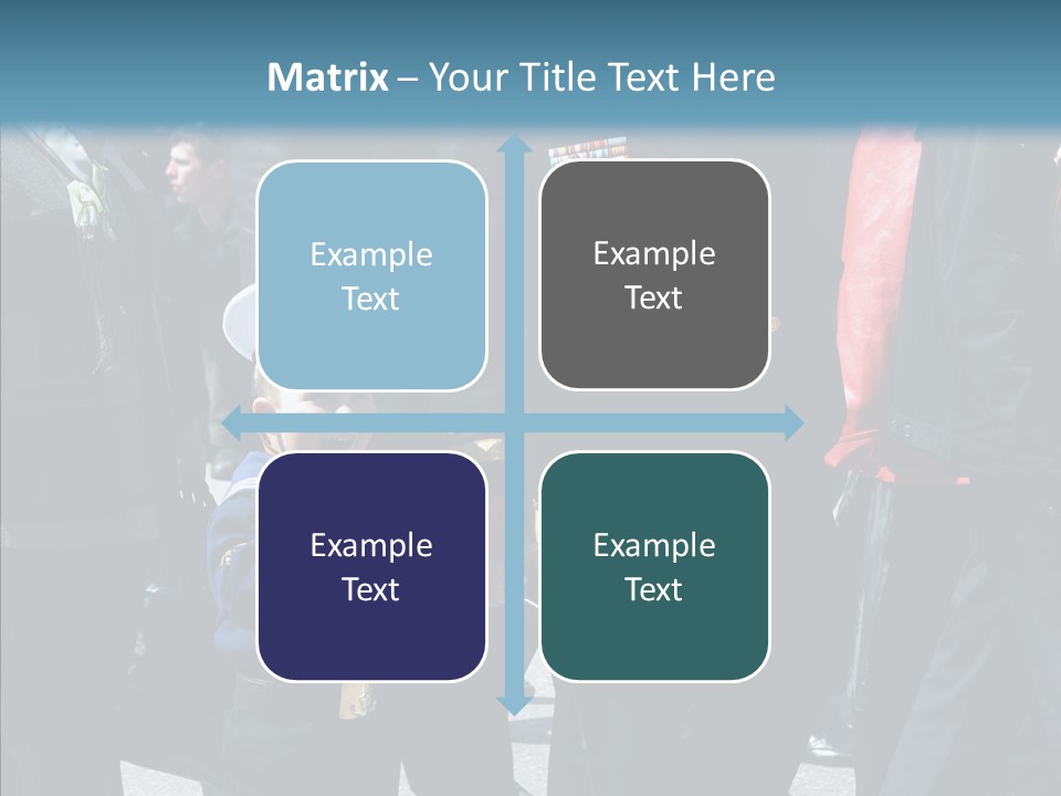 Conventional Parade Mercenaries PowerPoint Template