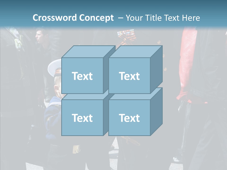 Conventional Parade Mercenaries PowerPoint Template