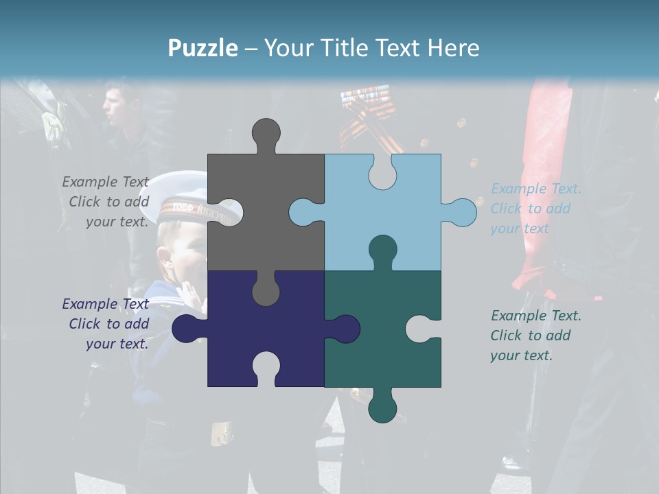 Conventional Parade Mercenaries PowerPoint Template