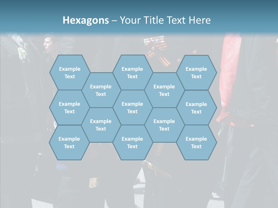 Conventional Parade Mercenaries PowerPoint Template