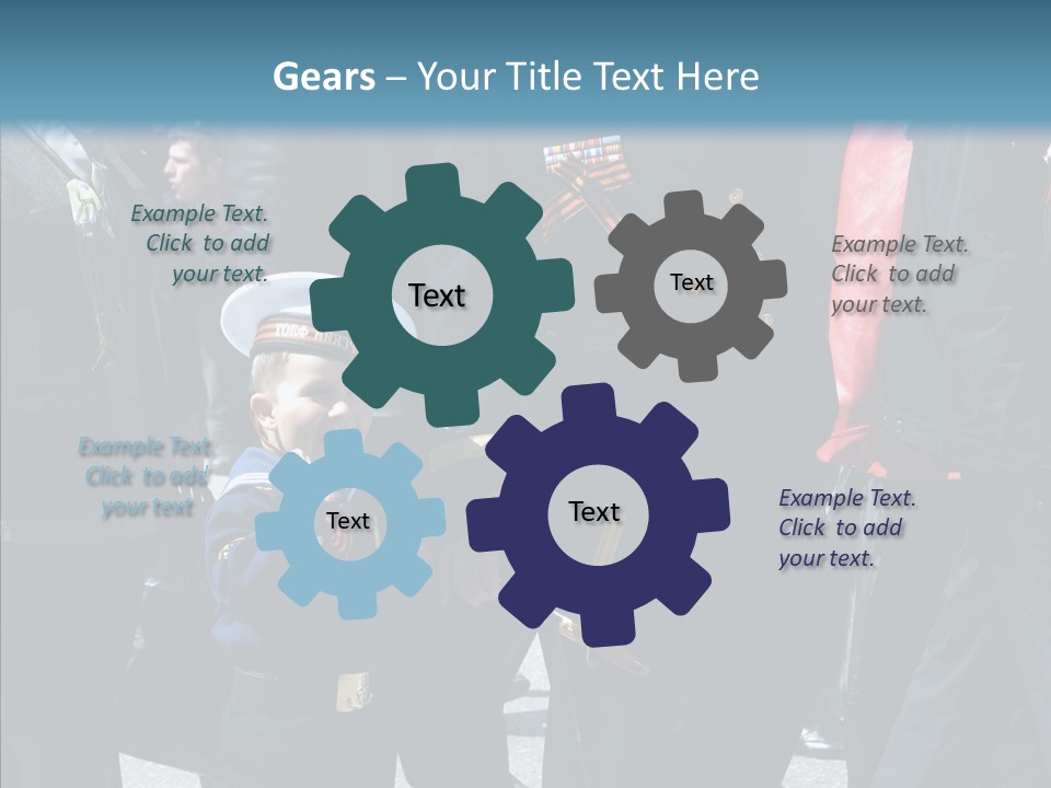 Conventional Parade Mercenaries PowerPoint Template