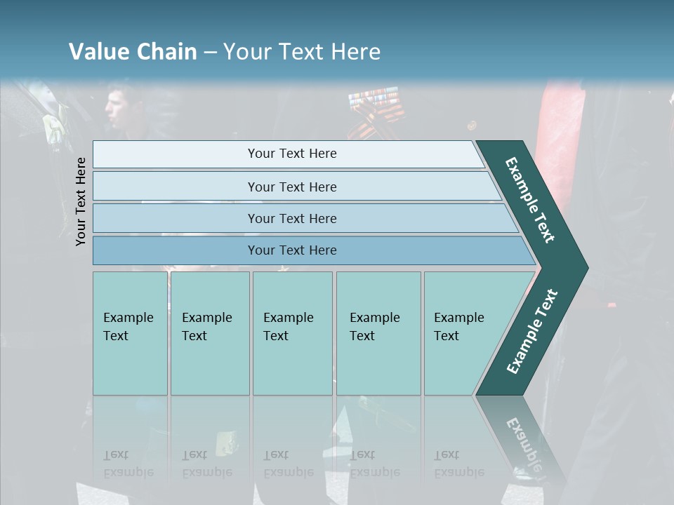 Conventional Parade Mercenaries PowerPoint Template