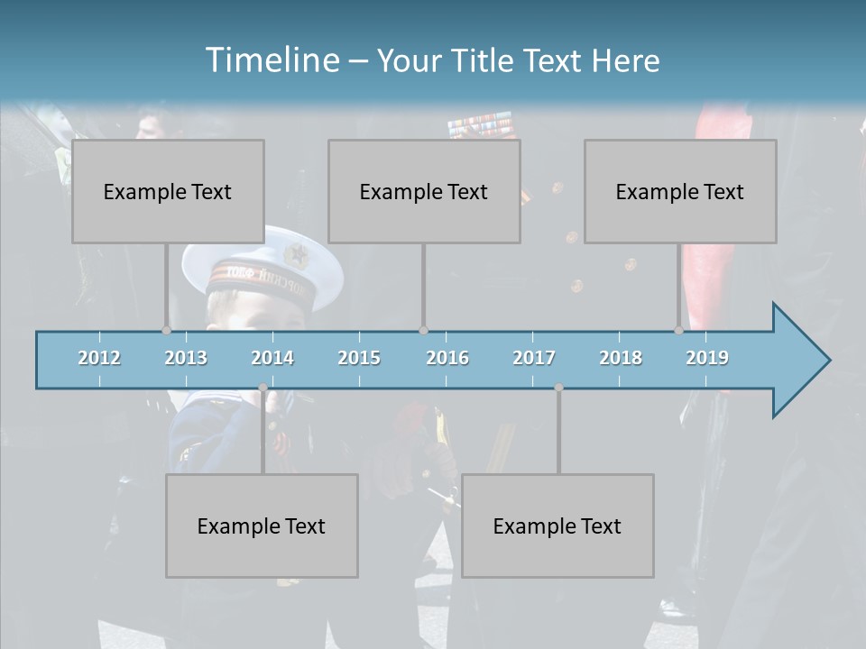 Conventional Parade Mercenaries PowerPoint Template
