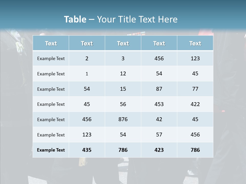 Conventional Parade Mercenaries PowerPoint Template