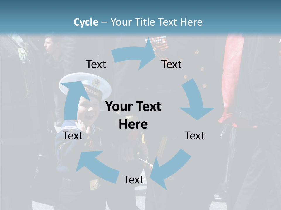 Conventional Parade Mercenaries PowerPoint Template