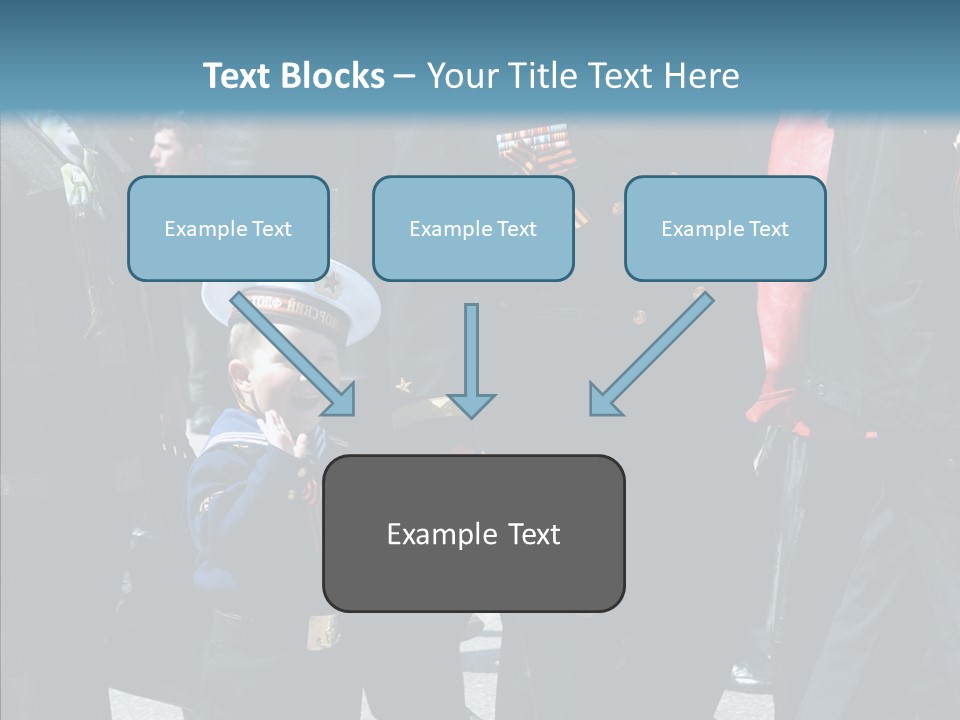 Conventional Parade Mercenaries PowerPoint Template
