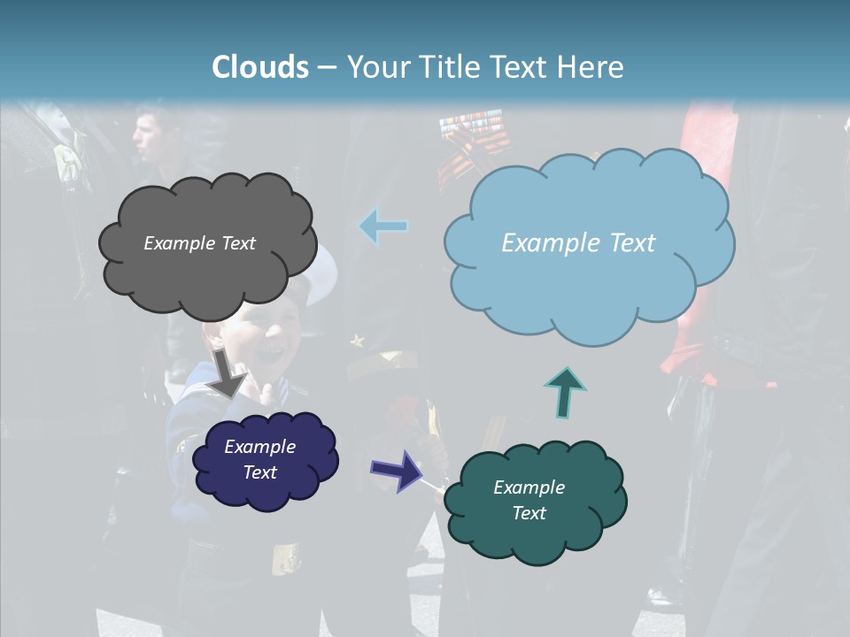 Conventional Parade Mercenaries PowerPoint Template