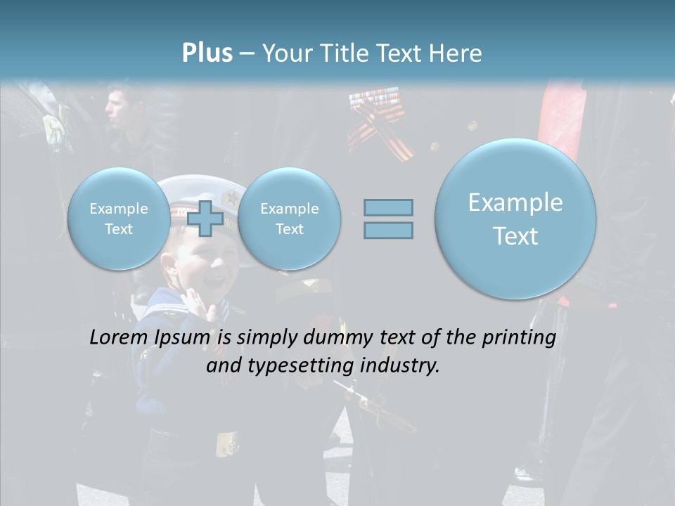 Conventional Parade Mercenaries PowerPoint Template