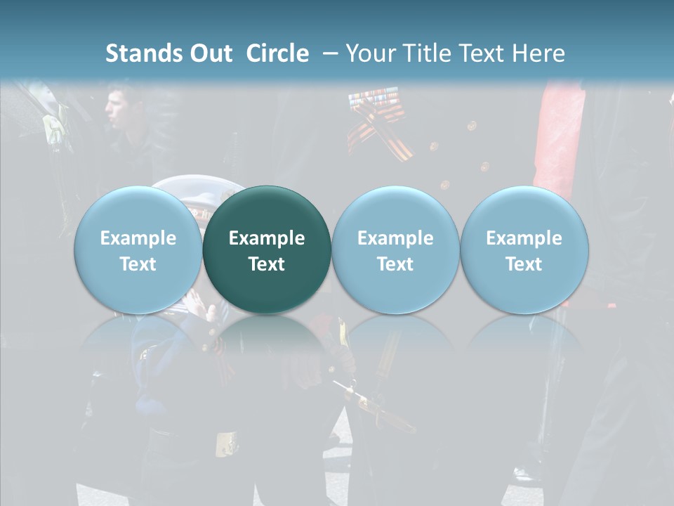 Conventional Parade Mercenaries PowerPoint Template