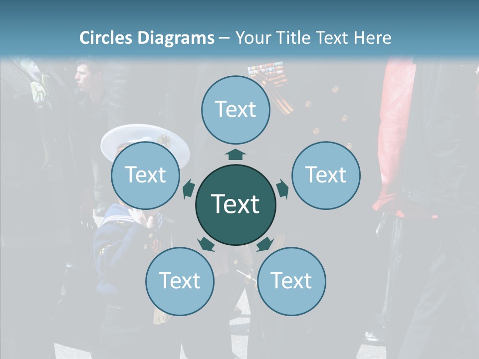 Conventional Parade Mercenaries PowerPoint Template