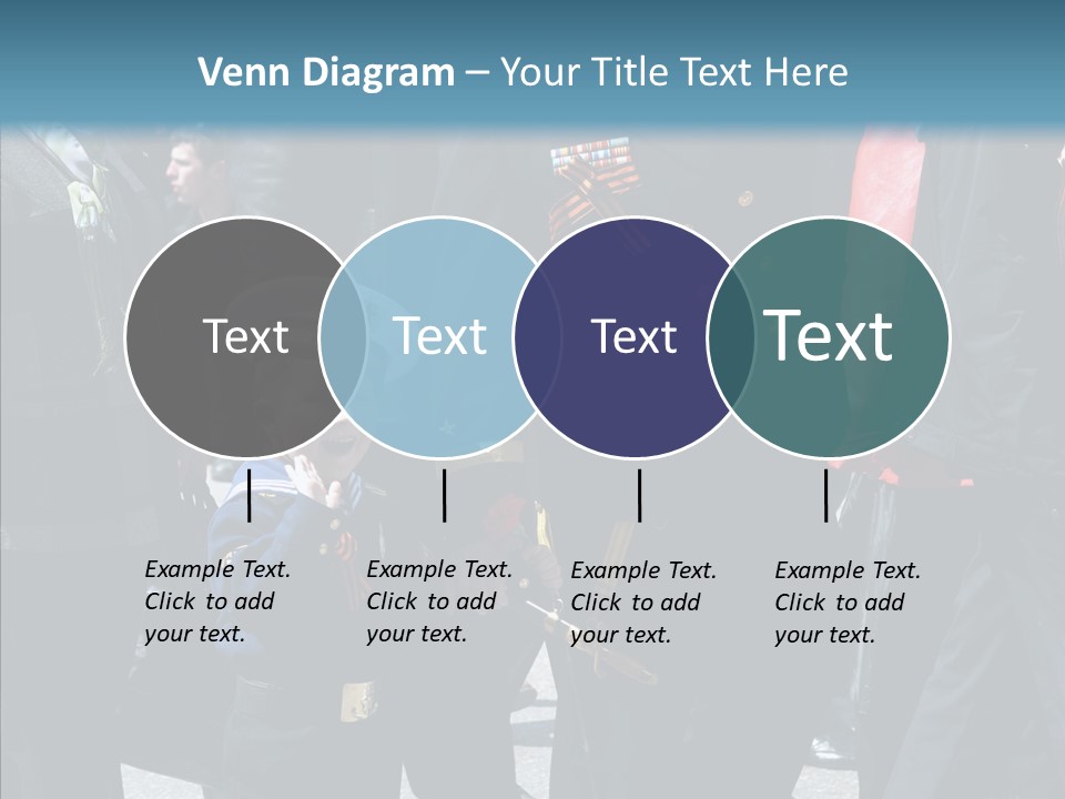 Conventional Parade Mercenaries PowerPoint Template