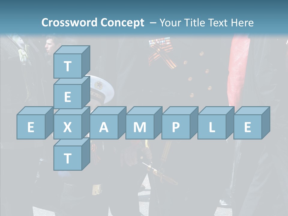 Conventional Parade Mercenaries PowerPoint Template