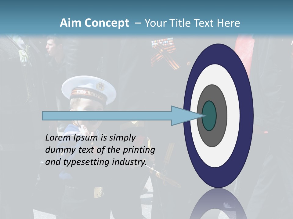 Conventional Parade Mercenaries PowerPoint Template
