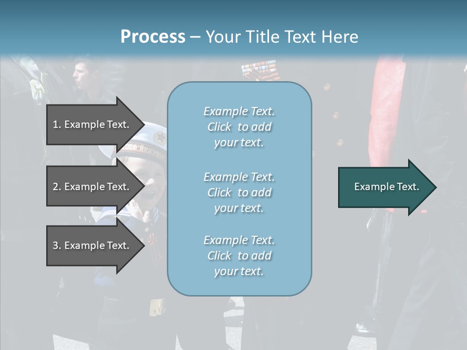 Conventional Parade Mercenaries PowerPoint Template